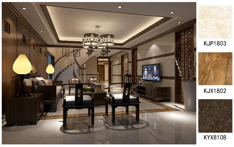 金艾陶金剛釉瓷磚夢(mèng)幻玉KJP1803效果圖