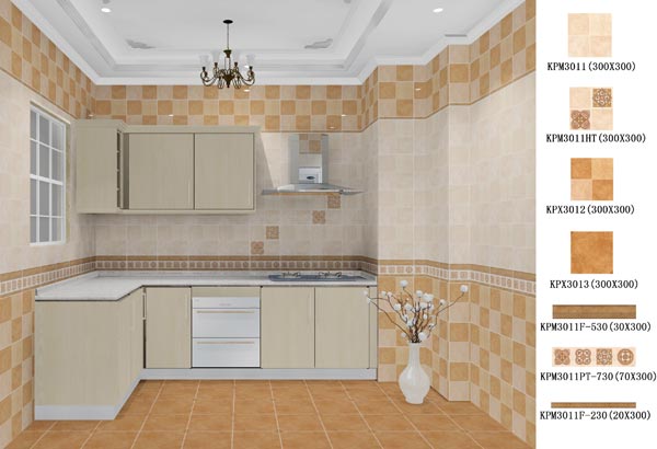 金艾陶瓷磚應(yīng)用效果：徐州開元翡翠灣E戶型裝修效果鑒賞