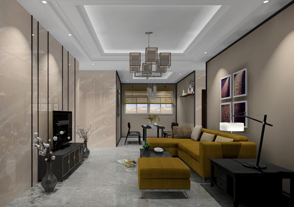 金艾陶家裝：佛山燈湖華府133㎡現(xiàn)代簡約裝修效果鑒賞