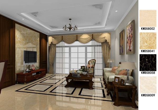 金艾陶家裝：佛山保利紫山國際135㎡歐式風格裝修鑒賞