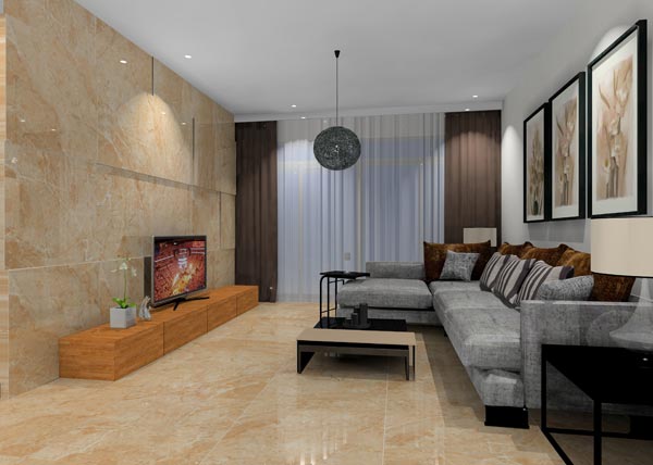 金艾陶家裝：佛山燈湖華府90㎡現(xiàn)代簡(jiǎn)約裝修效果鑒賞