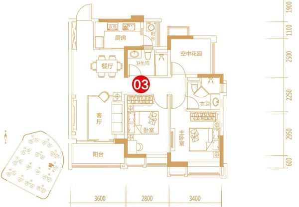 金艾陶家裝：佛山保利紫山國(guó)際115㎡歐式風(fēng)格裝修鑒賞
