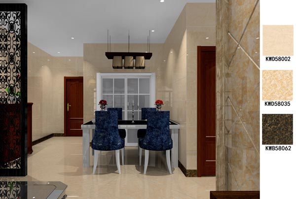 金艾陶家裝：佛山保利紫山國(guó)際115㎡歐式風(fēng)格裝修鑒賞