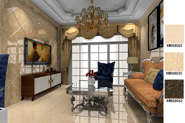 金艾陶家裝：佛山保利紫山國(guó)際115㎡歐式風(fēng)格裝修鑒賞