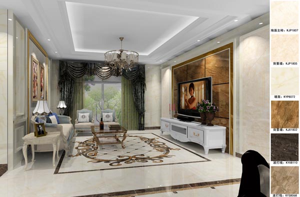 金艾陶家裝：天津廊坊塞納榮府148㎡簡歐風(fēng)格裝修鑒賞