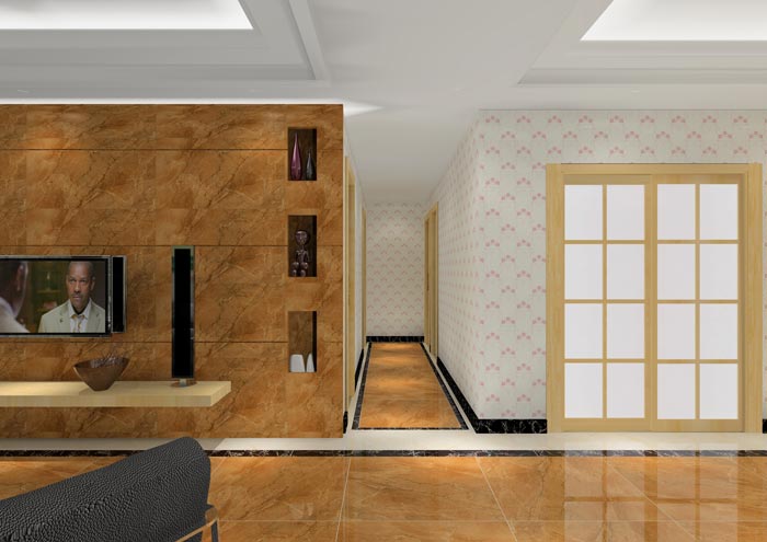 金艾陶家裝：佛山合景新鴻基·瀧景110㎡簡約現(xiàn)代裝修效果鑒賞