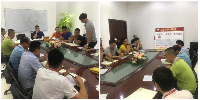 我的團隊我的團——金艾陶銷售團隊8月ＰＫ結(jié)果