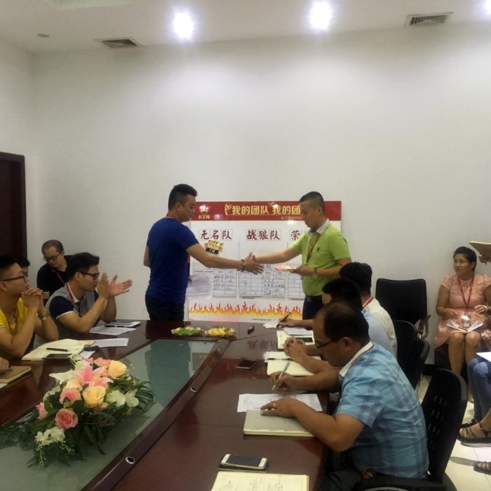 我的團隊我的團——金艾陶銷售團隊8月ＰＫ結(jié)果