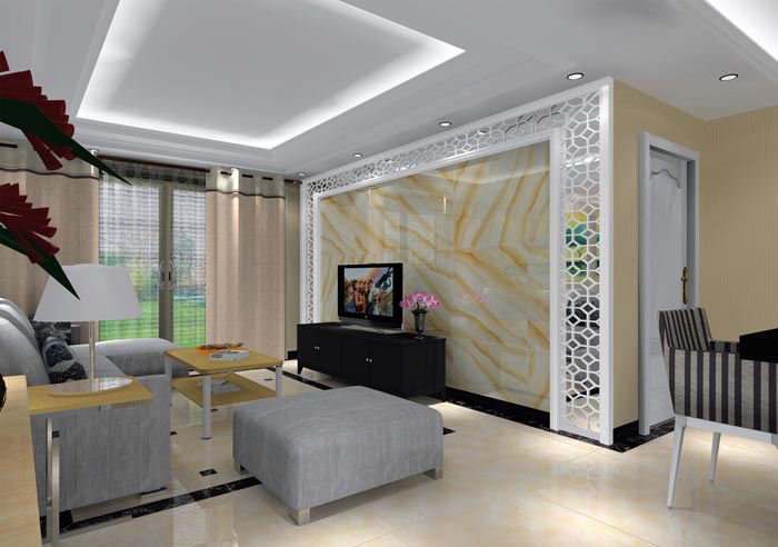 金艾陶家裝：井岡山和諧家園安置小區(qū)130㎡現(xiàn)代風格裝修鑒賞