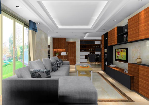 金艾陶家裝：井岡山和諧家園安置小區(qū)130㎡簡(jiǎn)約風(fēng)格裝修鑒賞