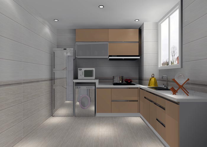 金艾陶家裝：井岡山和諧家園安置小區(qū)130㎡簡歐風格裝修鑒賞