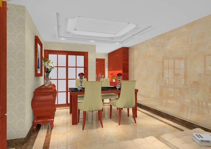 金艾陶家裝：順德碧桂園桂瀾山101㎡的新中式風格裝修鑒賞