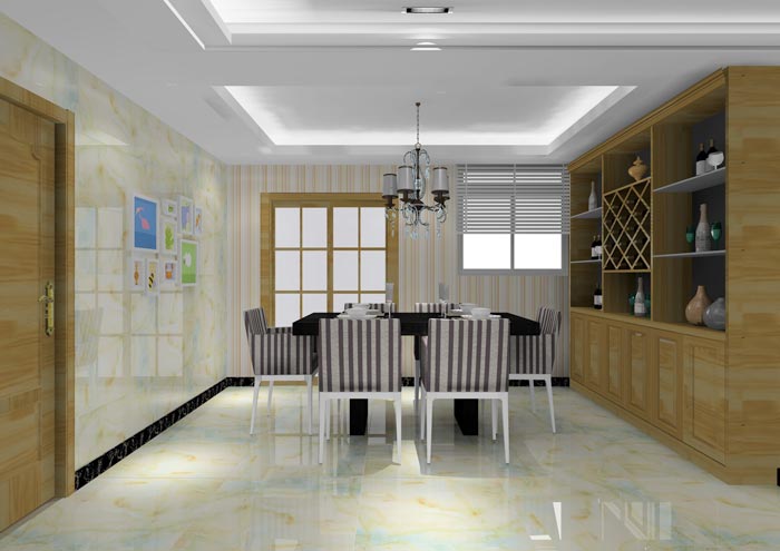 金艾陶家裝：佛山龍湖春江名城113㎡的簡(jiǎn)約現(xiàn)代風(fēng)格裝修鑒賞