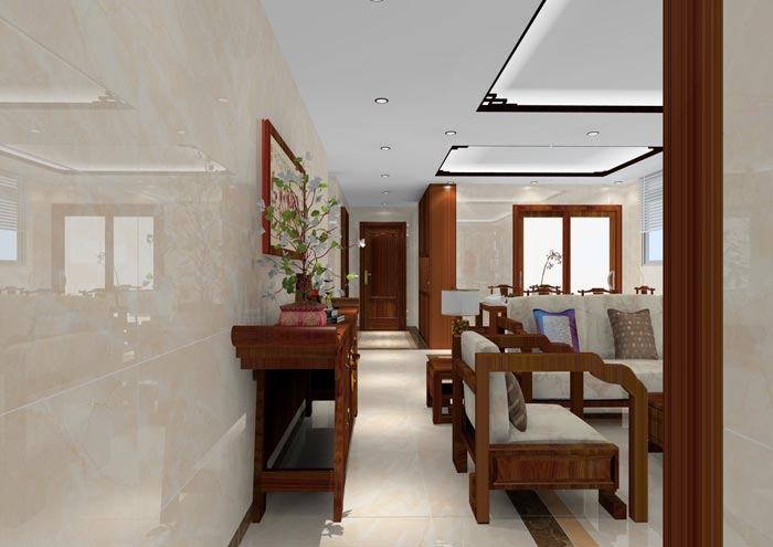 金艾陶家裝：佛山龍湖春江名城120㎡的中式風(fēng)格裝修鑒賞