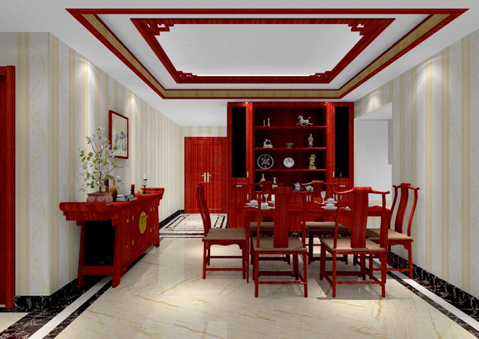 金艾陶家裝:佛山佛山容桂頤澳花園112㎡的中式風(fēng)格裝修鑒賞