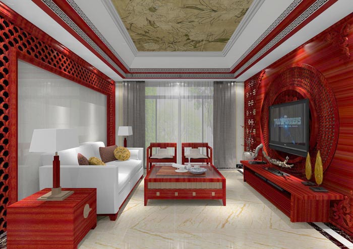 金艾陶家裝:佛山佛山容桂頤澳花園112㎡的中式風(fēng)格裝修鑒賞