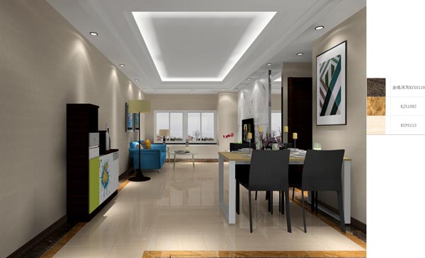 金艾陶家裝：成都時代錦繡59㎡的現(xiàn)代風格裝修鑒賞